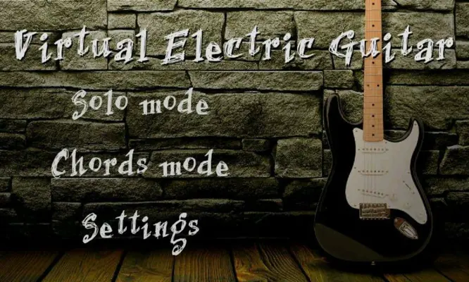 Virtual Electric Guitar android App screenshot 2